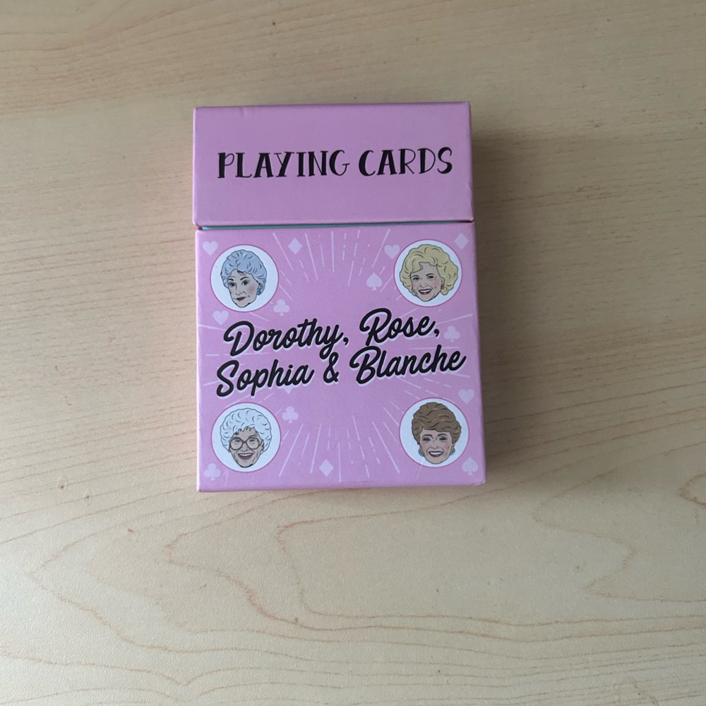 Brand new Golden Girls playing cards